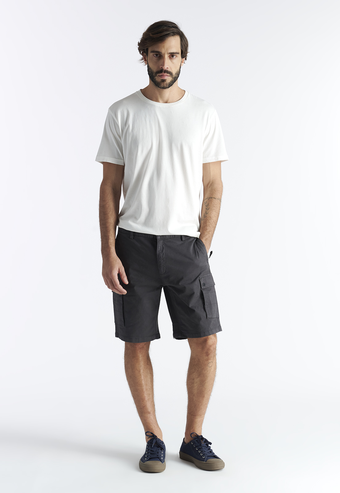 BERMUDA ALGODÓN HOMBRE NIMTU CHARCOAL TRANCURA - 2