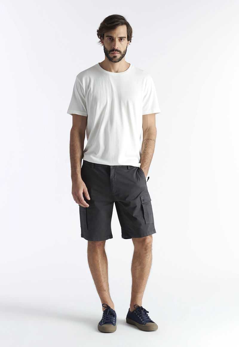 BERMUDA ALGODÓN HOMBRE NIMTU CHARCOAL TRANCURA - 2