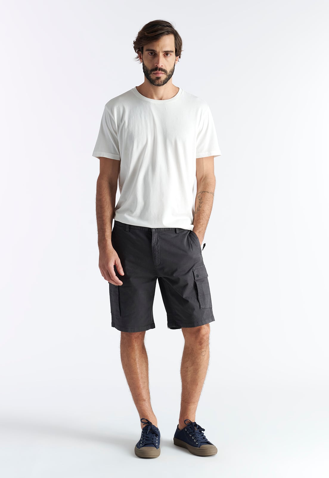 BERMUDA ALGODÓN HOMBRE NIMTU CHARCOAL TRANCURA - 2