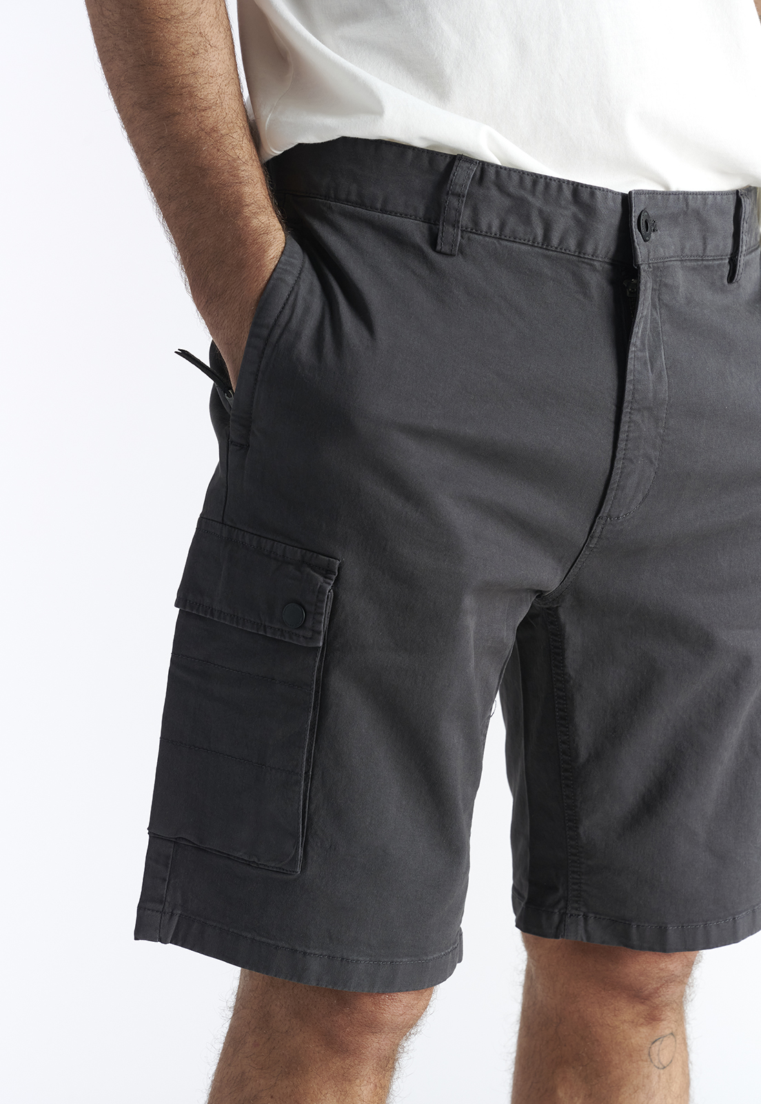BERMUDA ALGODÓN HOMBRE NIMTU CHARCOAL TRANCURA - 3