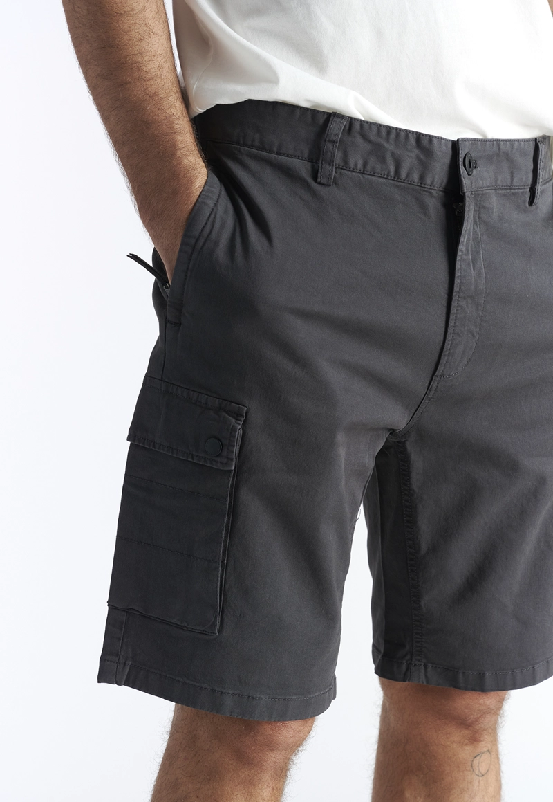 BERMUDA ALGODÓN HOMBRE NIMTU CHARCOAL TRANCURA - 3