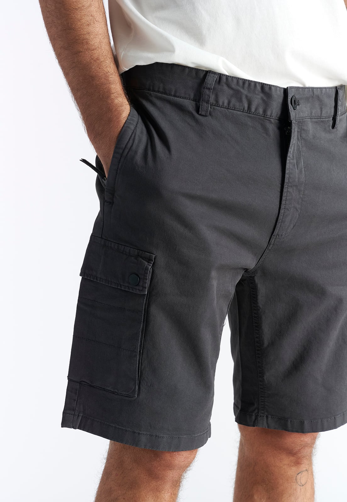 BERMUDA ALGODÓN HOMBRE NIMTU CHARCOAL TRANCURA - 3