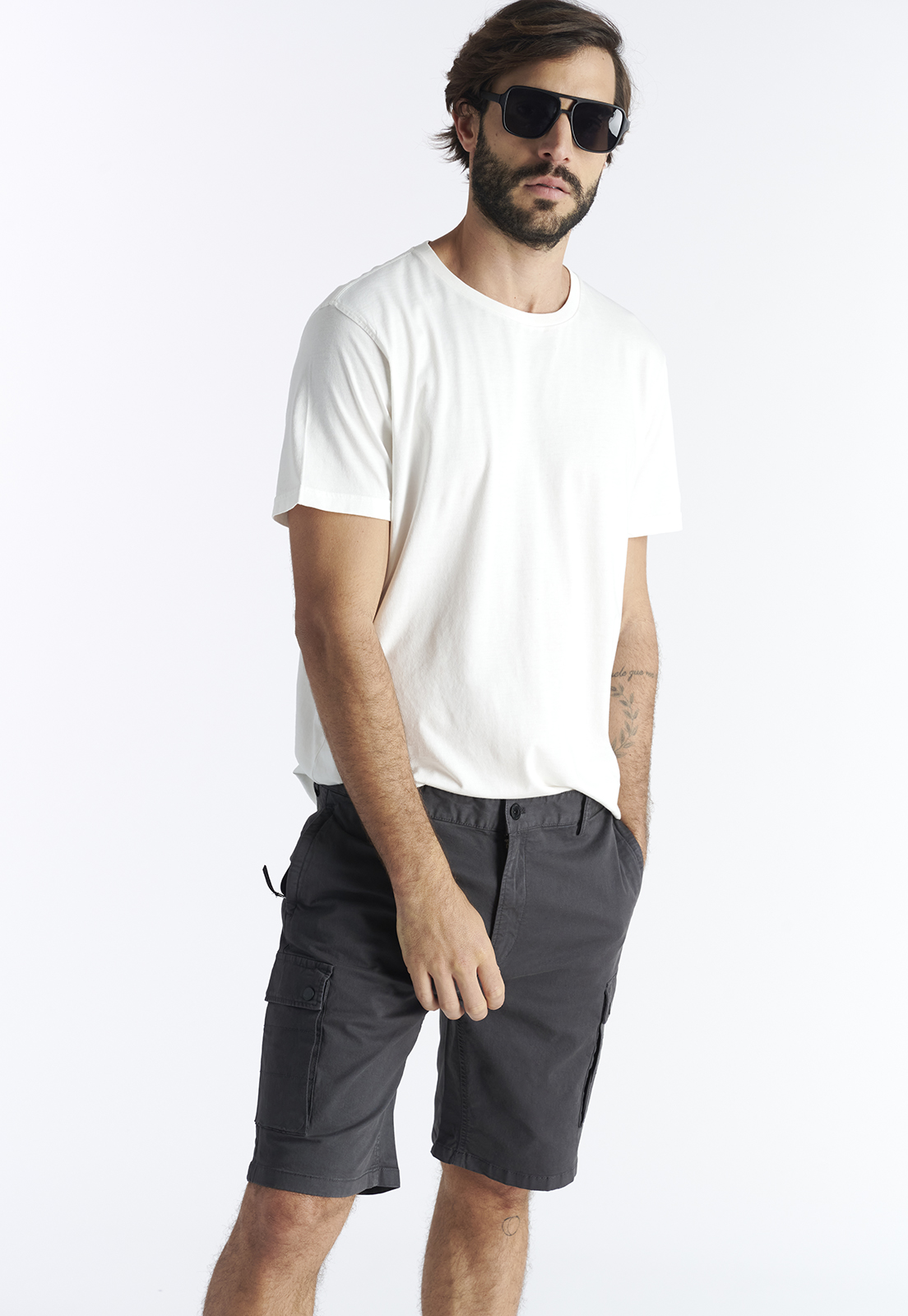 BERMUDA ALGODÓN HOMBRE NIMTU CHARCOAL TRANCURA - 4