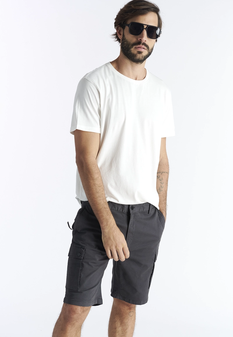 BERMUDA ALGODÓN HOMBRE NIMTU CHARCOAL TRANCURA - 4