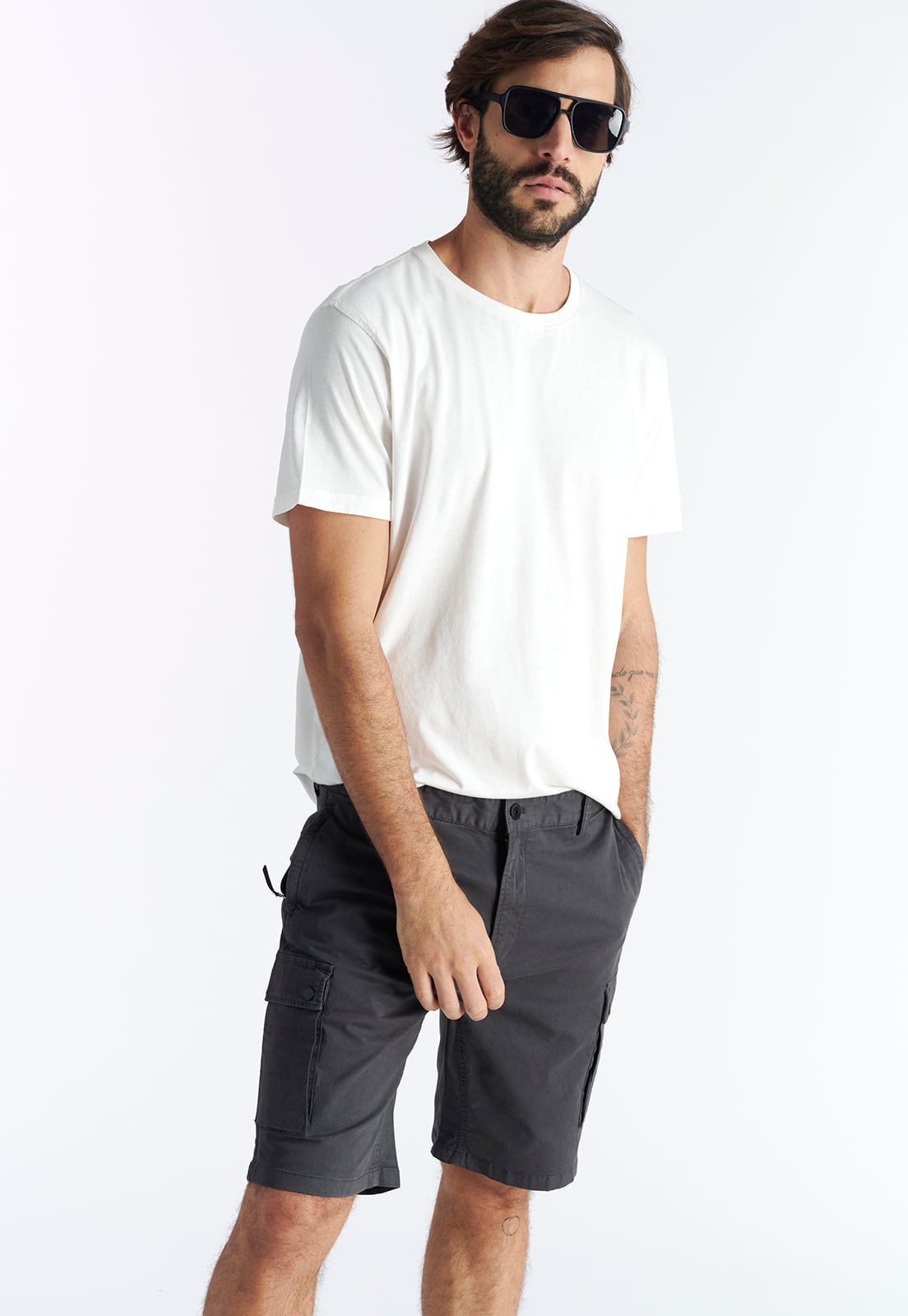 BERMUDA ALGODÓN HOMBRE NIMTU CHARCOAL TRANCURA - 4
