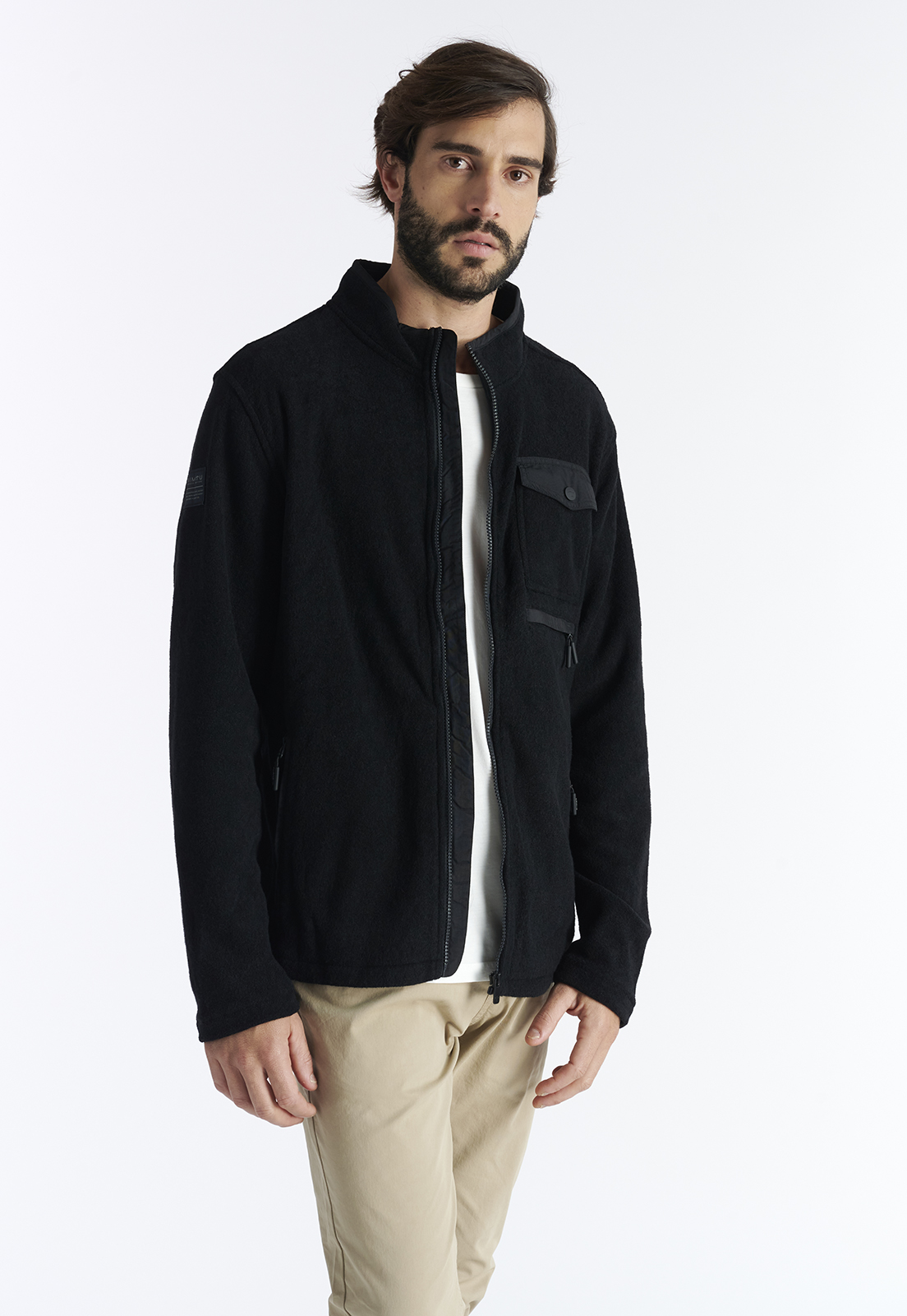 FLEECE ACONCAGUA BLACK - 1