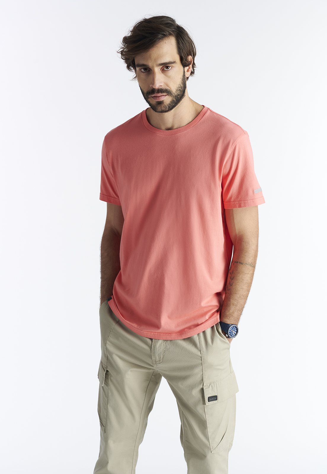 POLERA TRES CRUCES CORAL - 1
