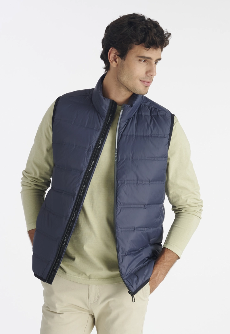 VEST HOMBRE NIMTU AZUL CALBUCO CASUAL - 1