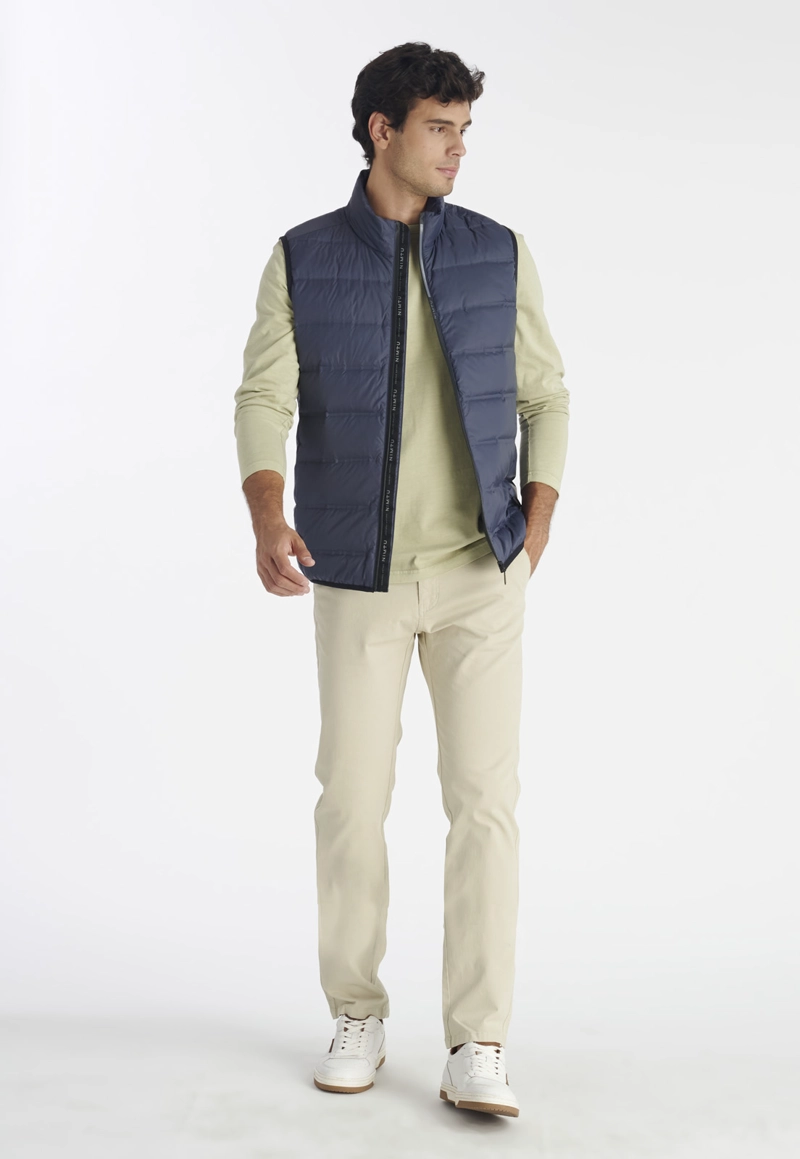 VEST HOMBRE NIMTU AZUL CALBUCO CASUAL - 2