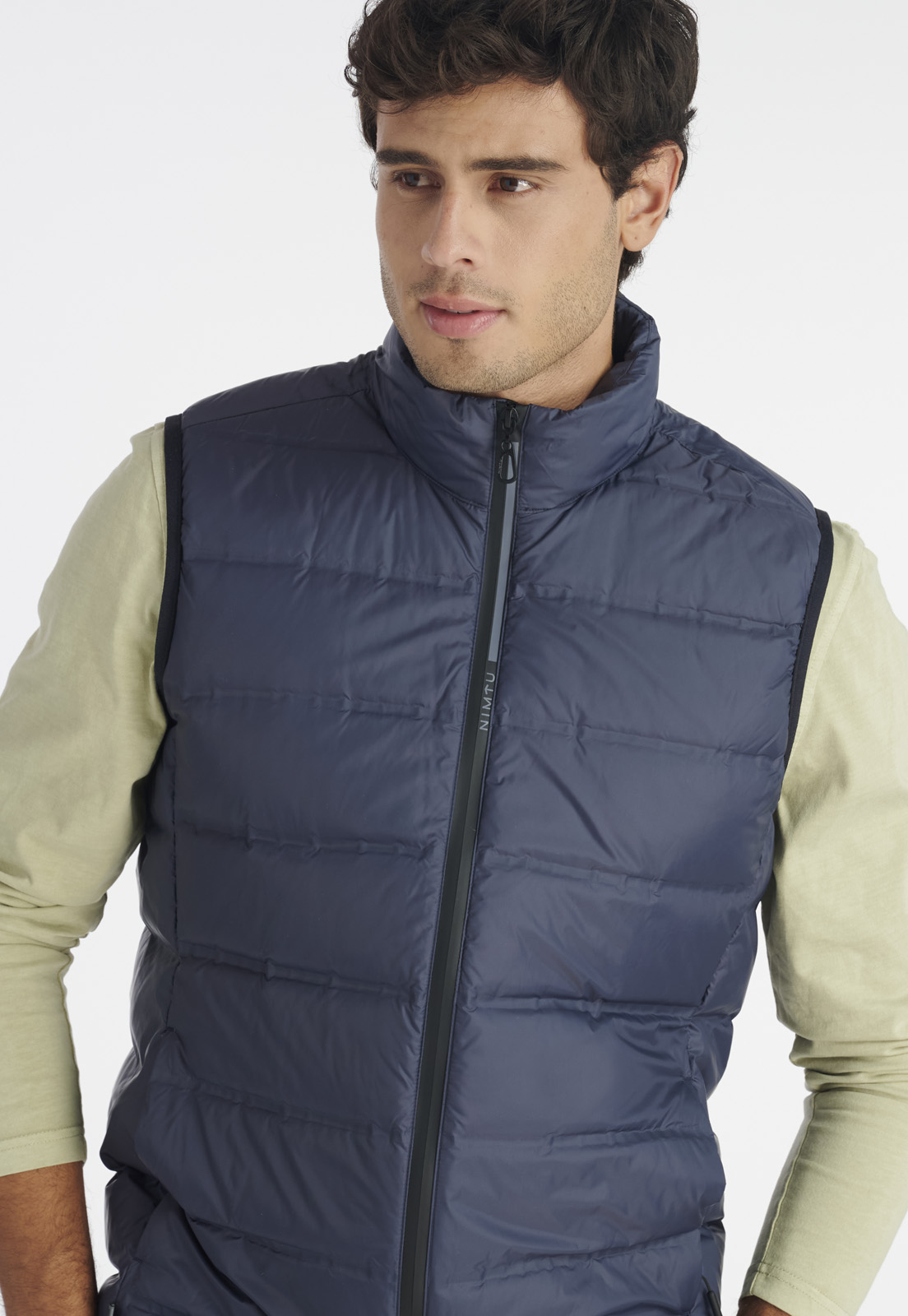 VEST HOMBRE NIMTU AZUL CALBUCO CASUAL - 5