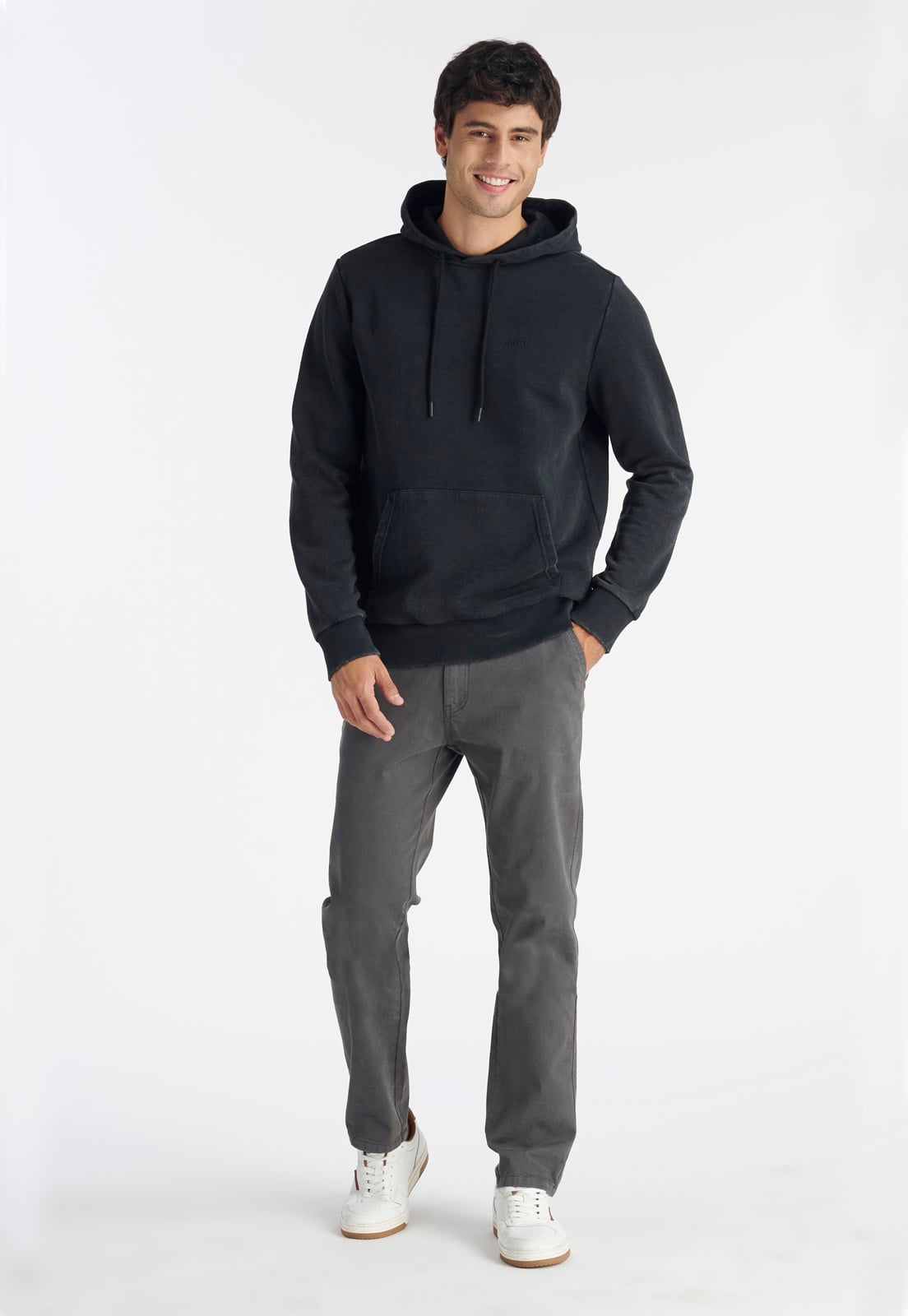 POLERÓN HOMBRE NIMTU NEGRO TOLTEN CASUAL - 2