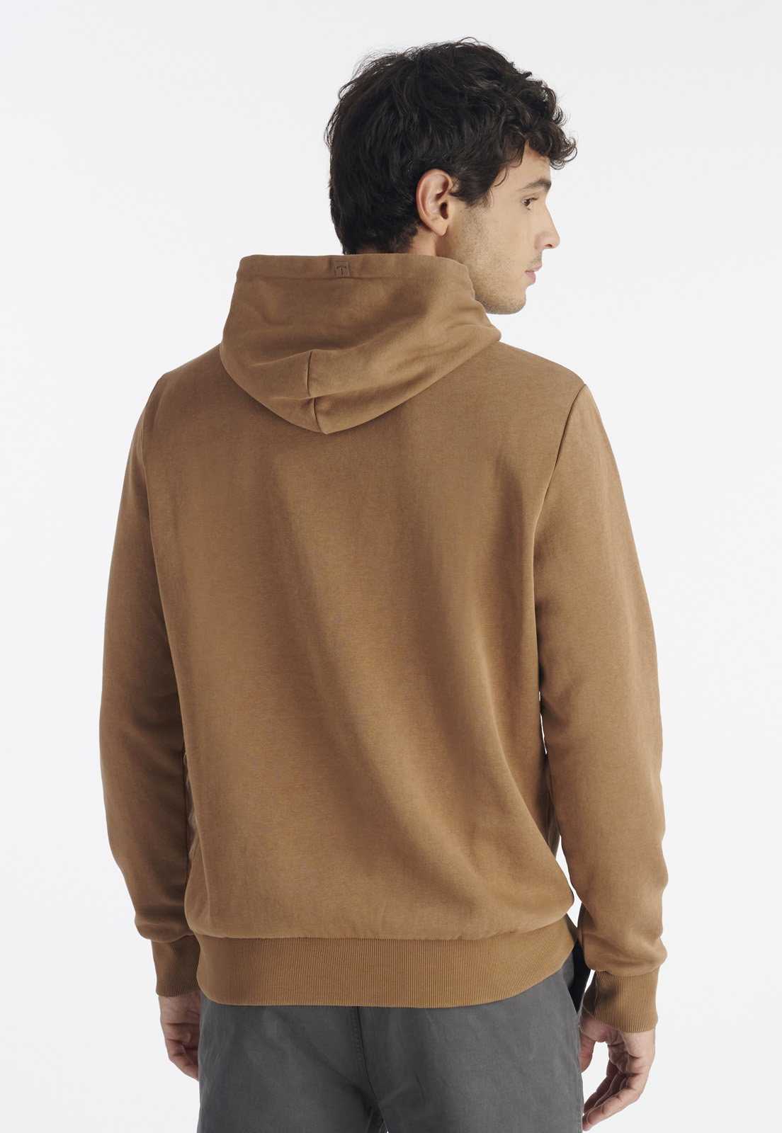 POLERÓN HOMBRE NIMTU CAFE TOLTEN CASUAL TAUPE - 4