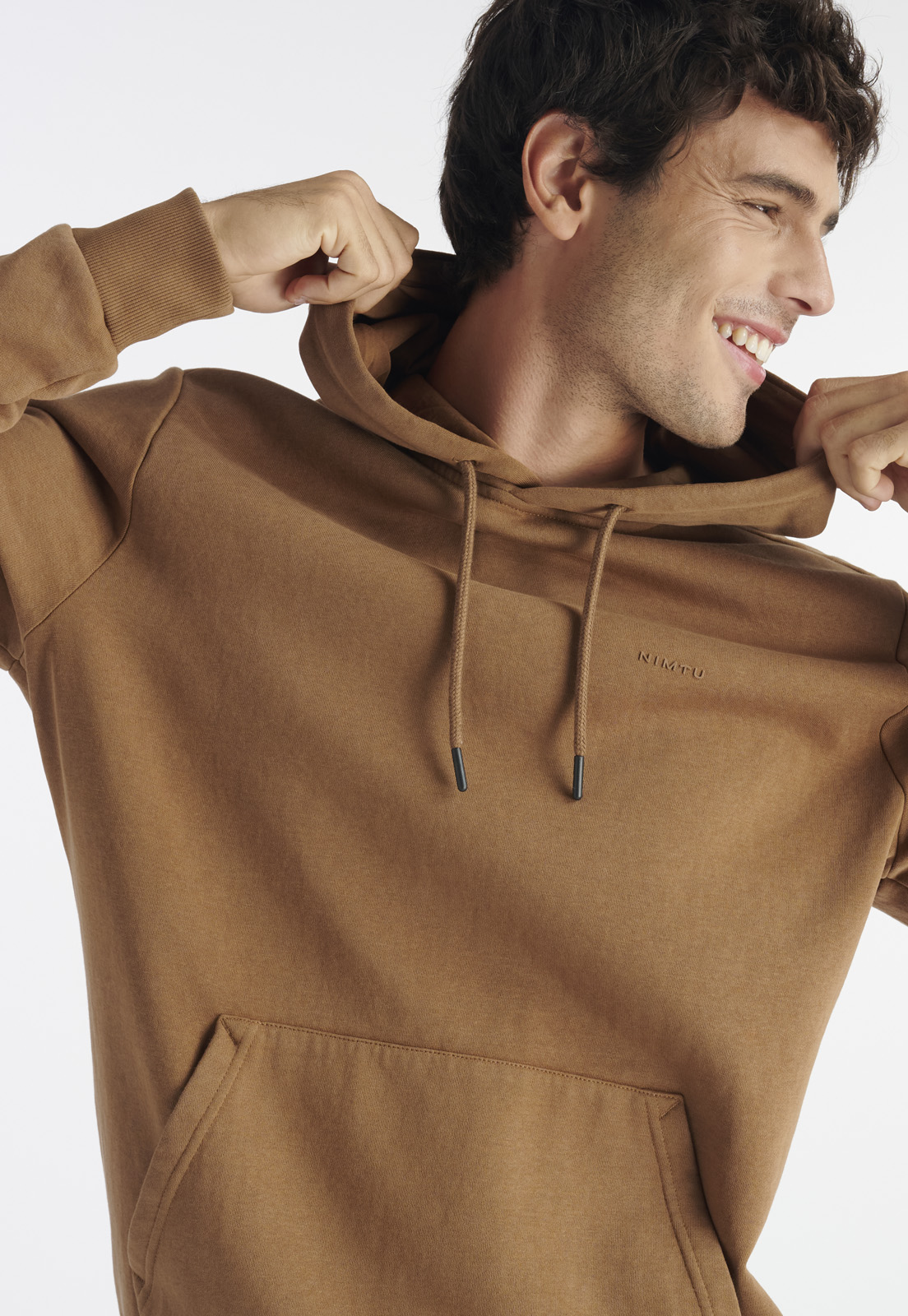 POLERÓN HOMBRE NIMTU CAFE TOLTEN CASUAL TAUPE - 5
