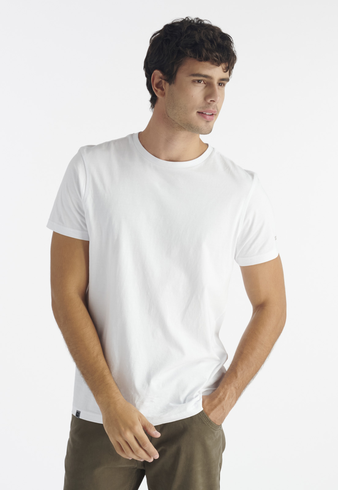POLERA ALGODÓN HOMBRE NIMTU BLANCO TRES CRUCES CASUAL - 1