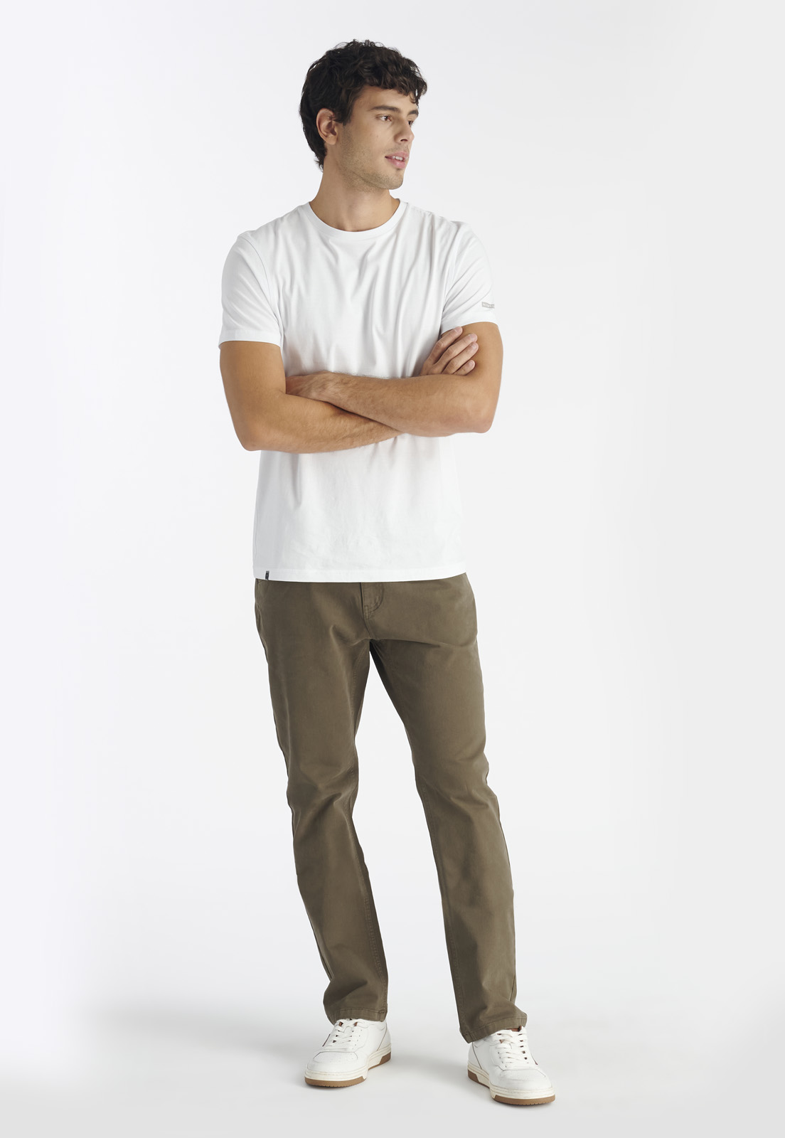 POLERA ALGODÓN HOMBRE NIMTU BLANCO TRES CRUCES CASUAL - 2