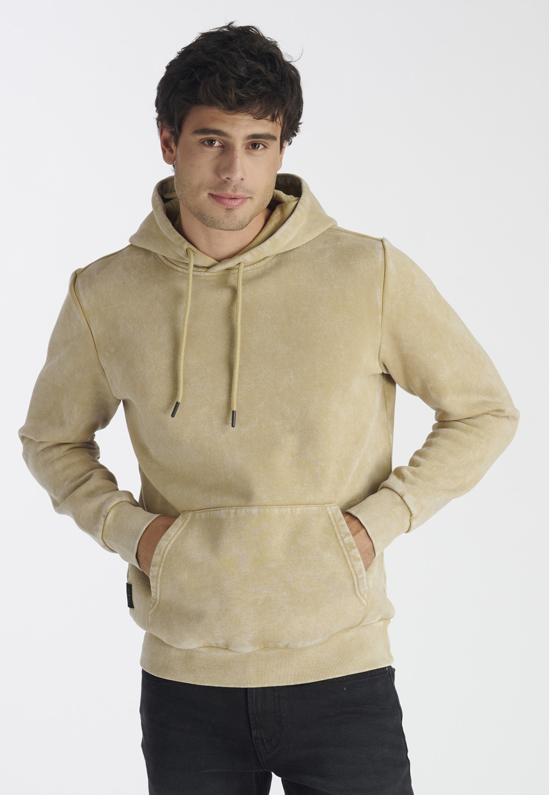 POLERÓN HOMBRE NIMTU VERDE LINGUE CASUAL OLIVE - 1