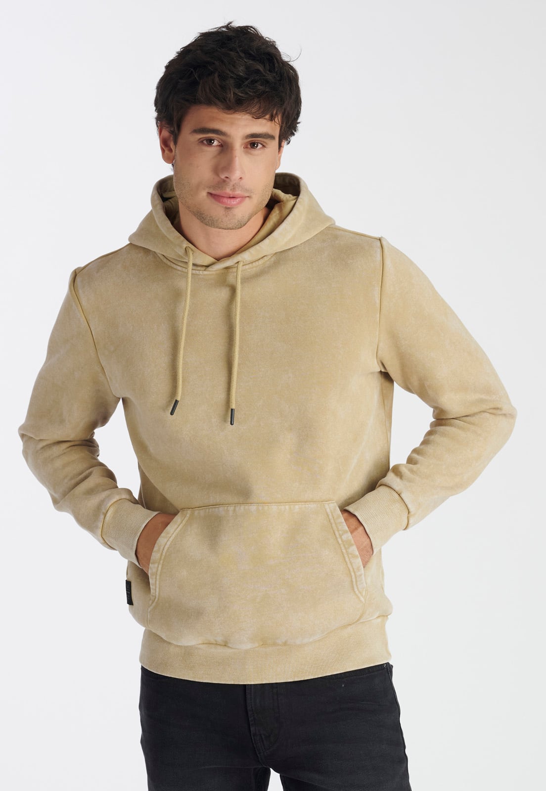 POLERON HOMBRE NIMTU VERDE LINGUE CASUAL OLIVE