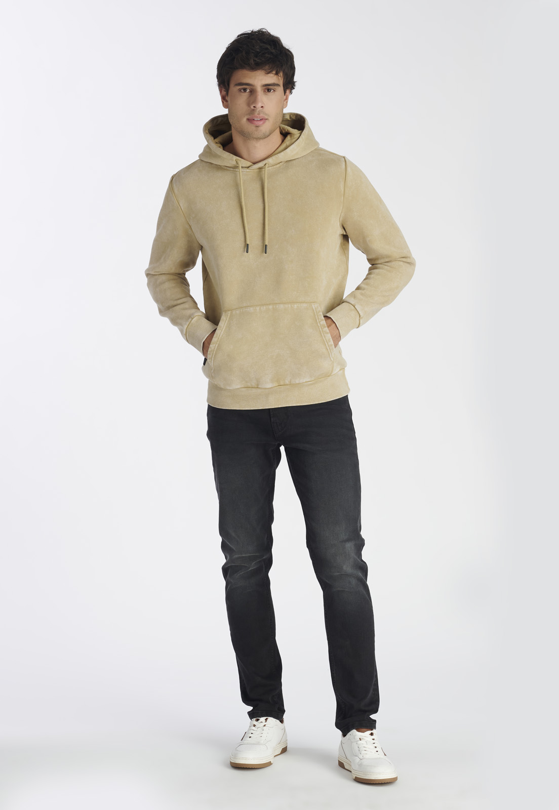 POLERÓN HOMBRE NIMTU VERDE LINGUE CASUAL OLIVE - 2