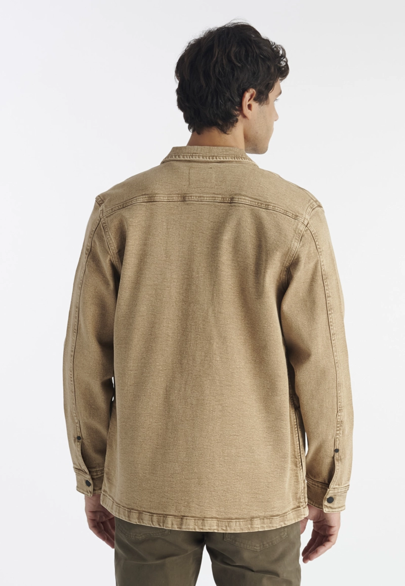 CHAQUETA HOMBRE NIMTU KHAKI CEDRO CASUAL - 4