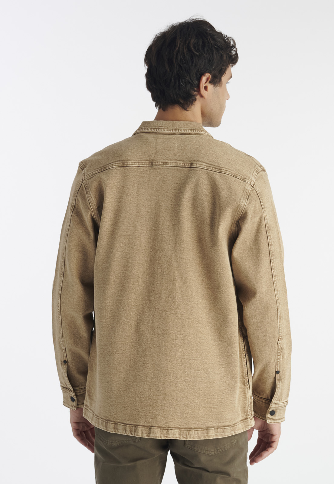 CHAQUETA HOMBRE NIMTU KHAKI CEDRO CASUAL - 4