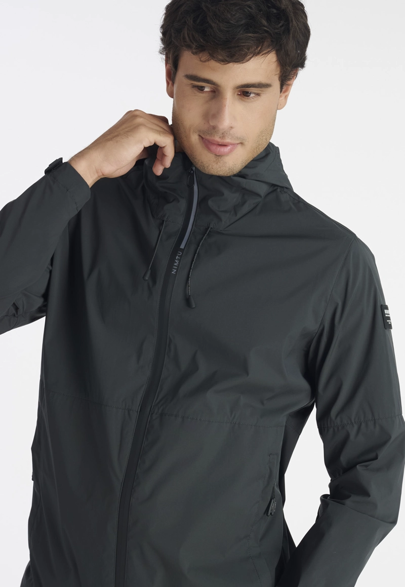 CHAQUETA HOMBRE NIMTU NEGRO CORTAVIENTO MAIPO NT - 3