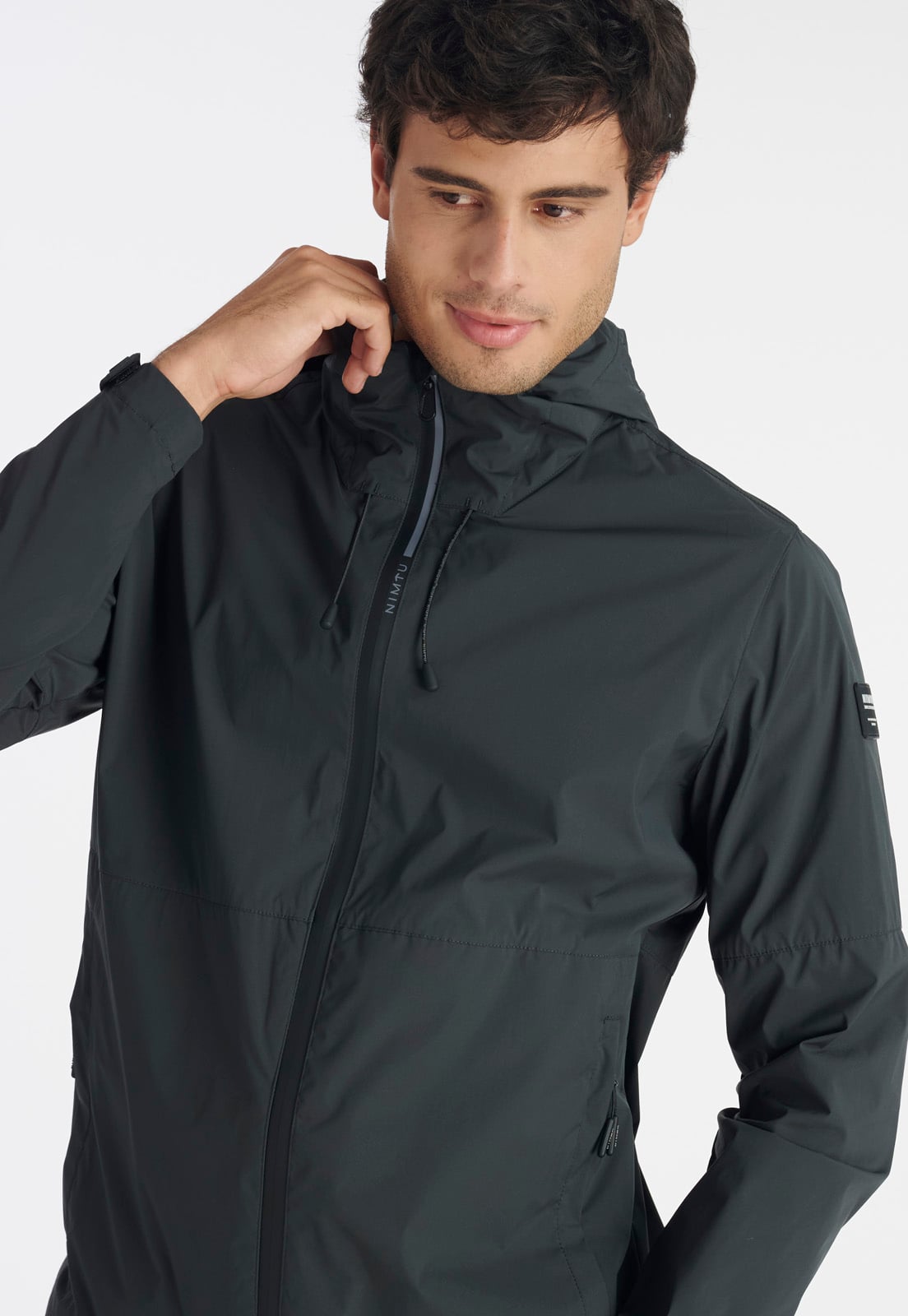 CHAQUETA HOMBRE NIMTU NEGRO CORTAVIENTO MAIPO NT - 3