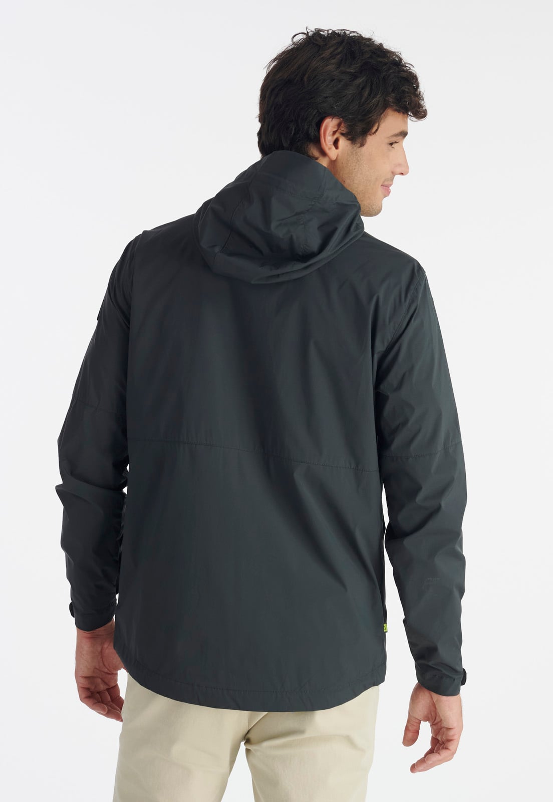 CHAQUETA HOMBRE NIMTU NEGRO CORTAVIENTO MAIPO NT - 4