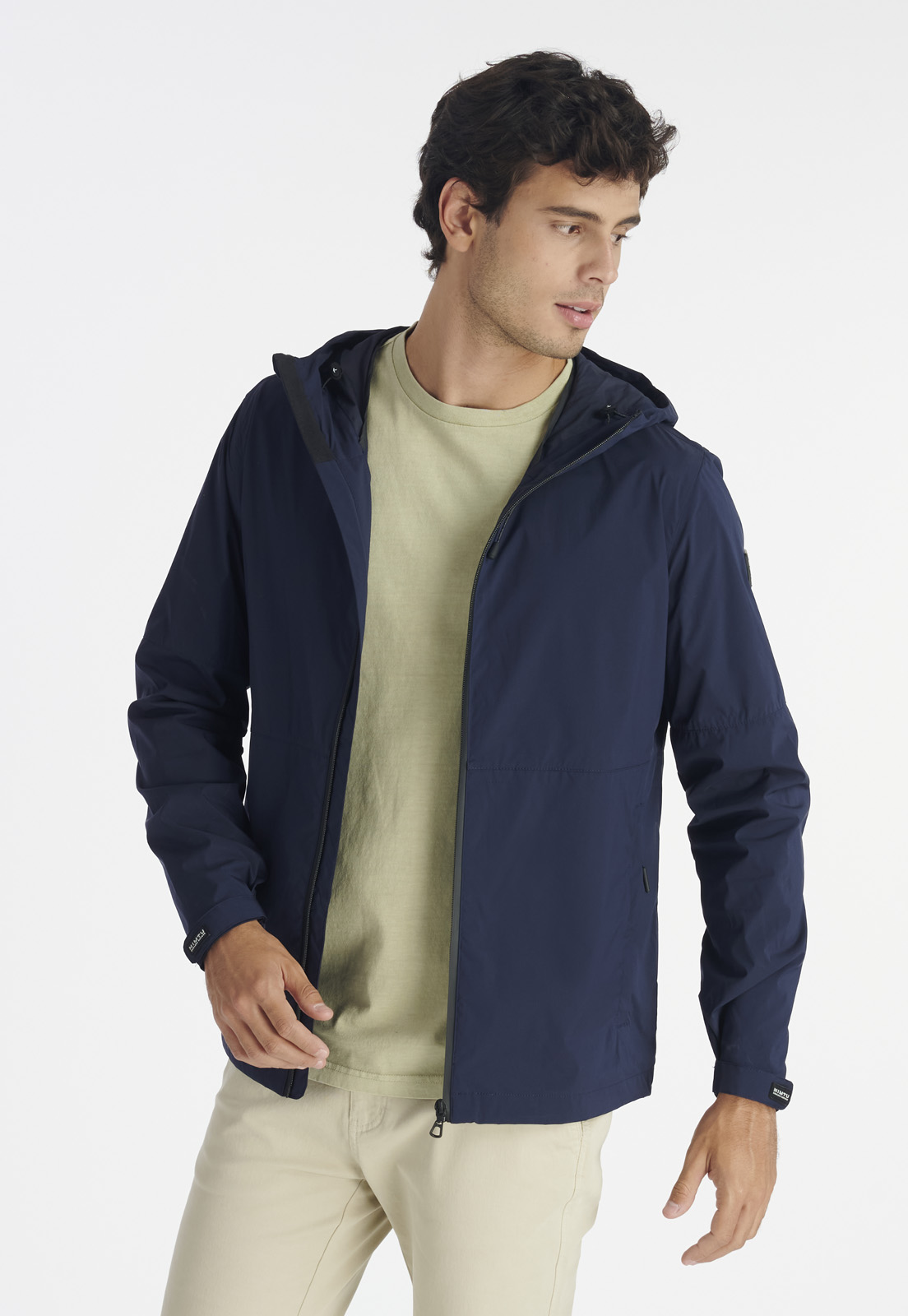 CHAQUETA HOMBRE NIMTU AZUL CORTAVIENTO MAIPO NT NAVY - 1