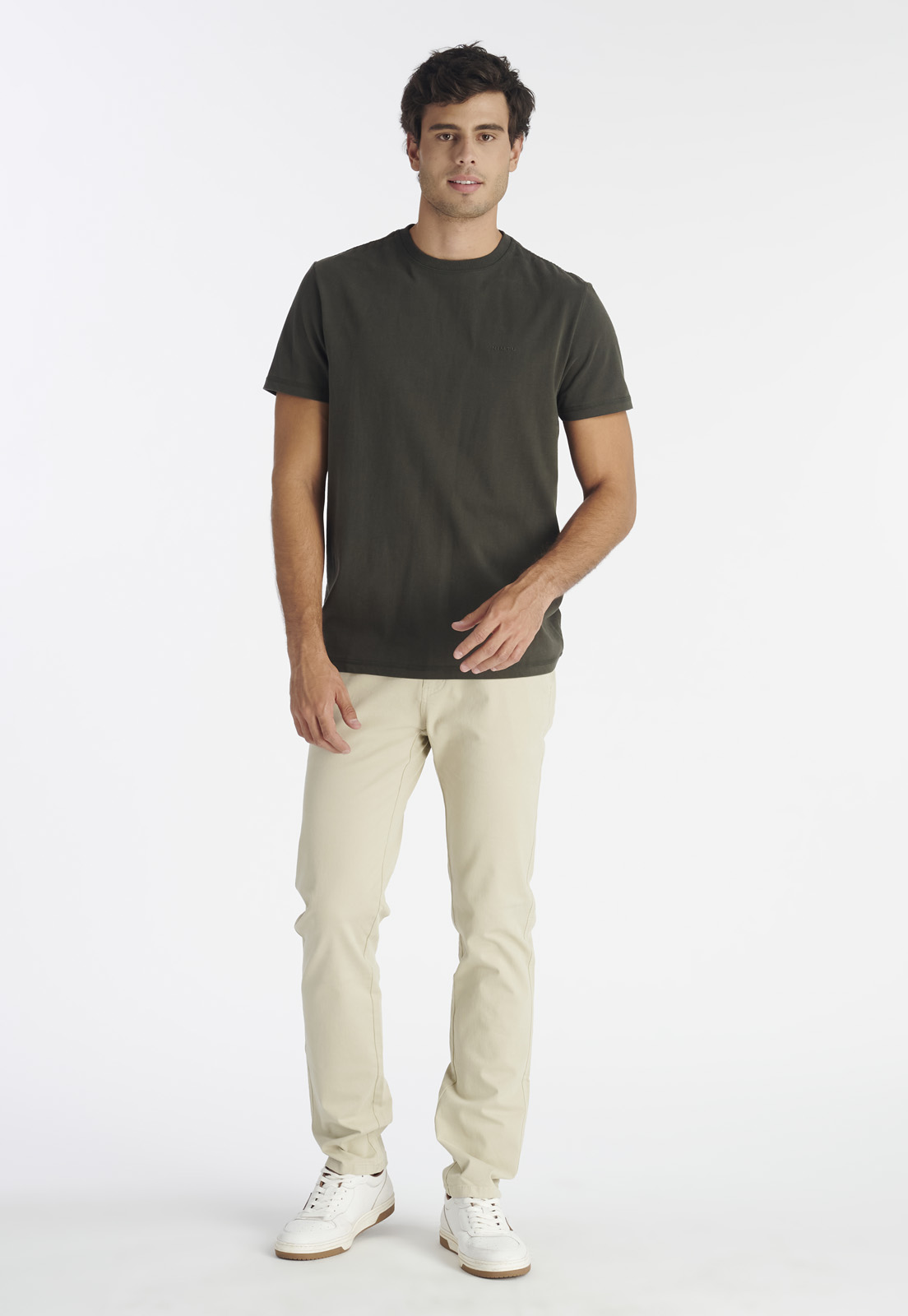 POLERA HOMBRE NIMTU GRIS PETORCA CASUAL CHARCOAL - 2