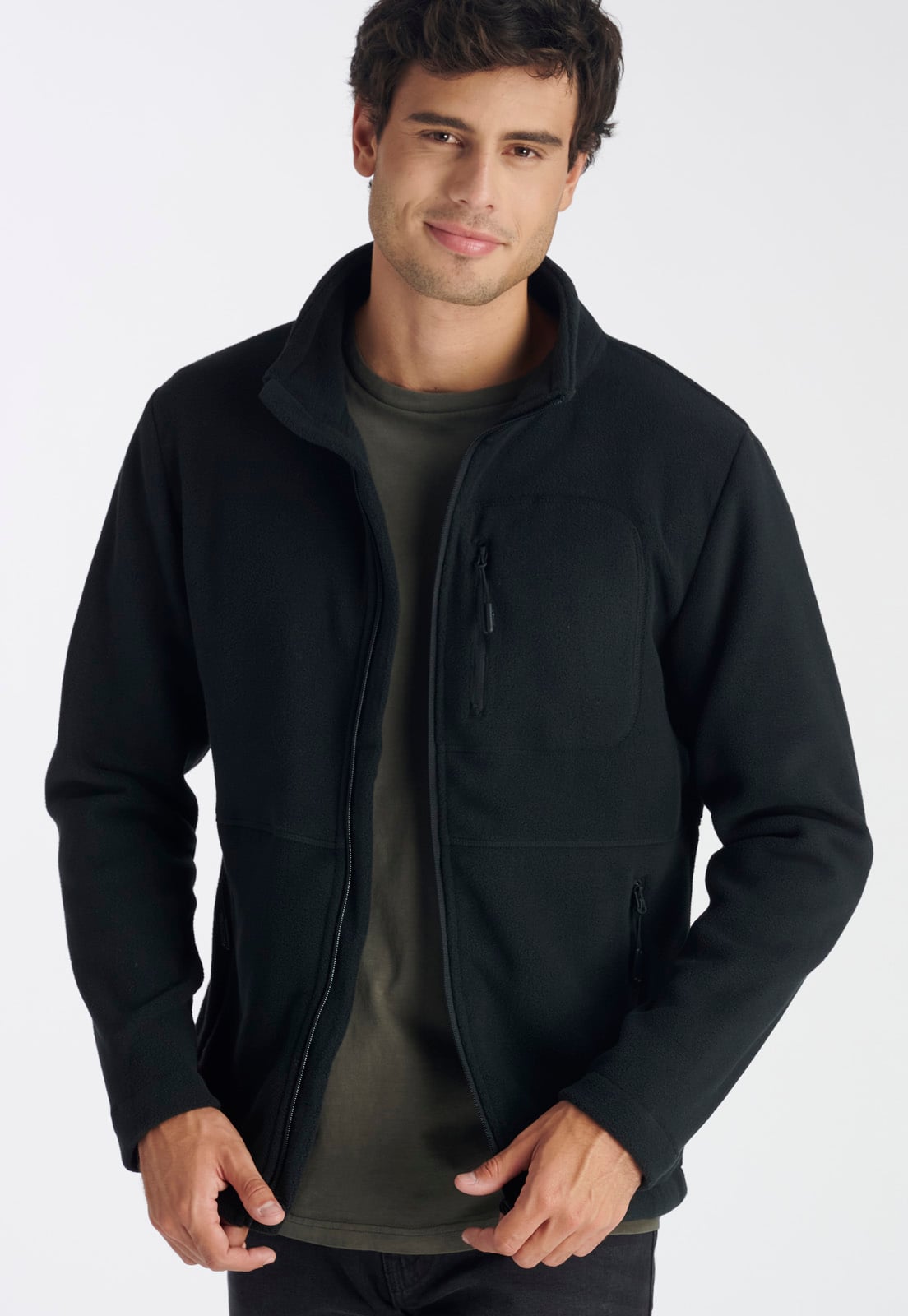 POLERA ALGODÓN HOMBRE NIMTU GRIS AYSEN CASUAL CHARCOAL - 5