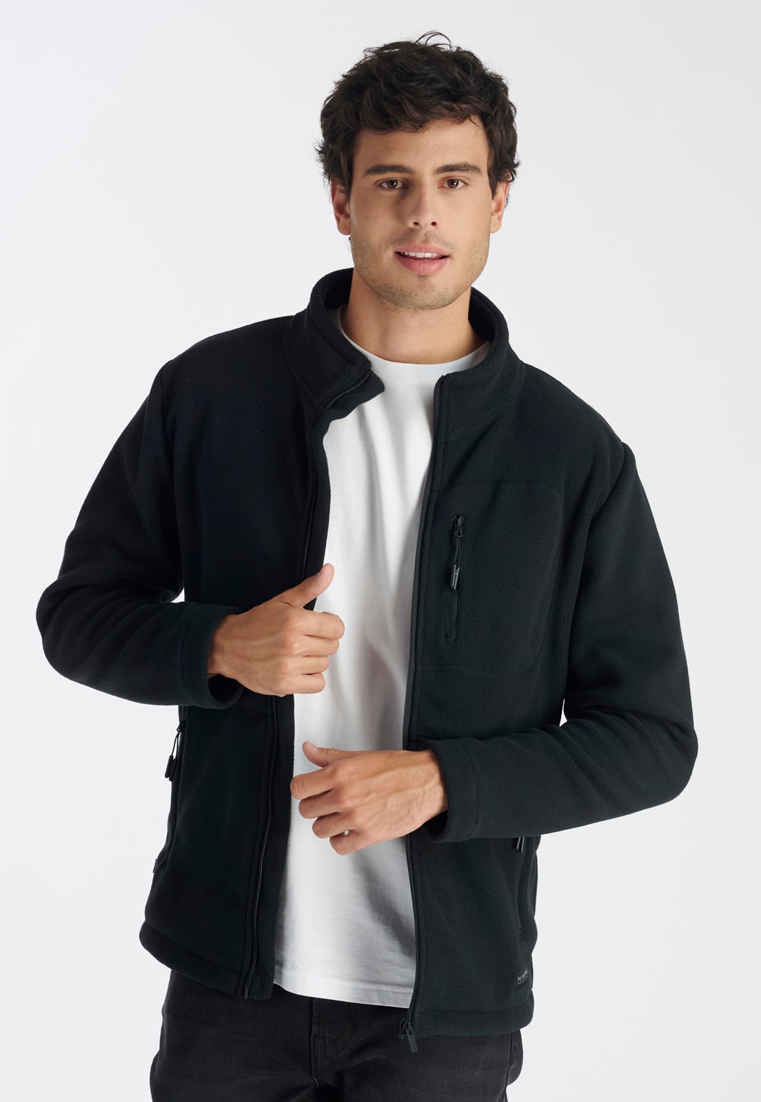 FLEECE HOMBRE NIMTU NEGRO ALTO DEL NARANJO CASUAL - 1
