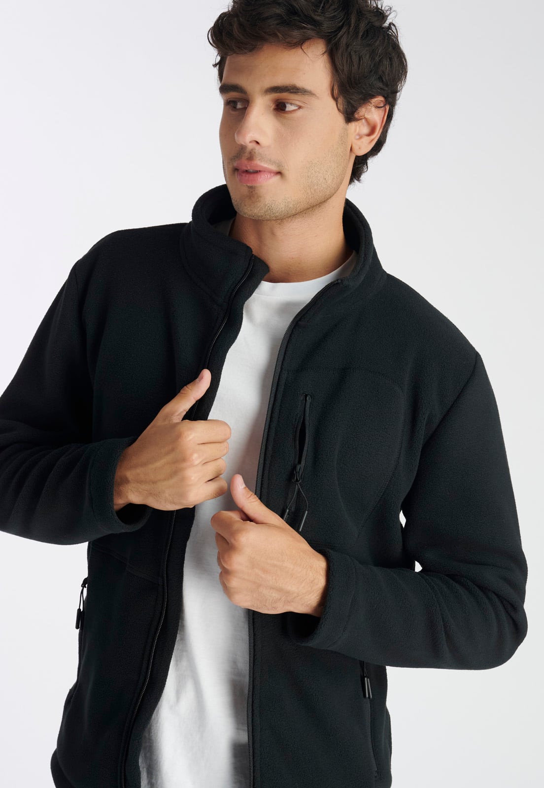 FLEECE HOMBRE NIMTU NEGRO ALTO DEL NARANJO CASUAL - 3
