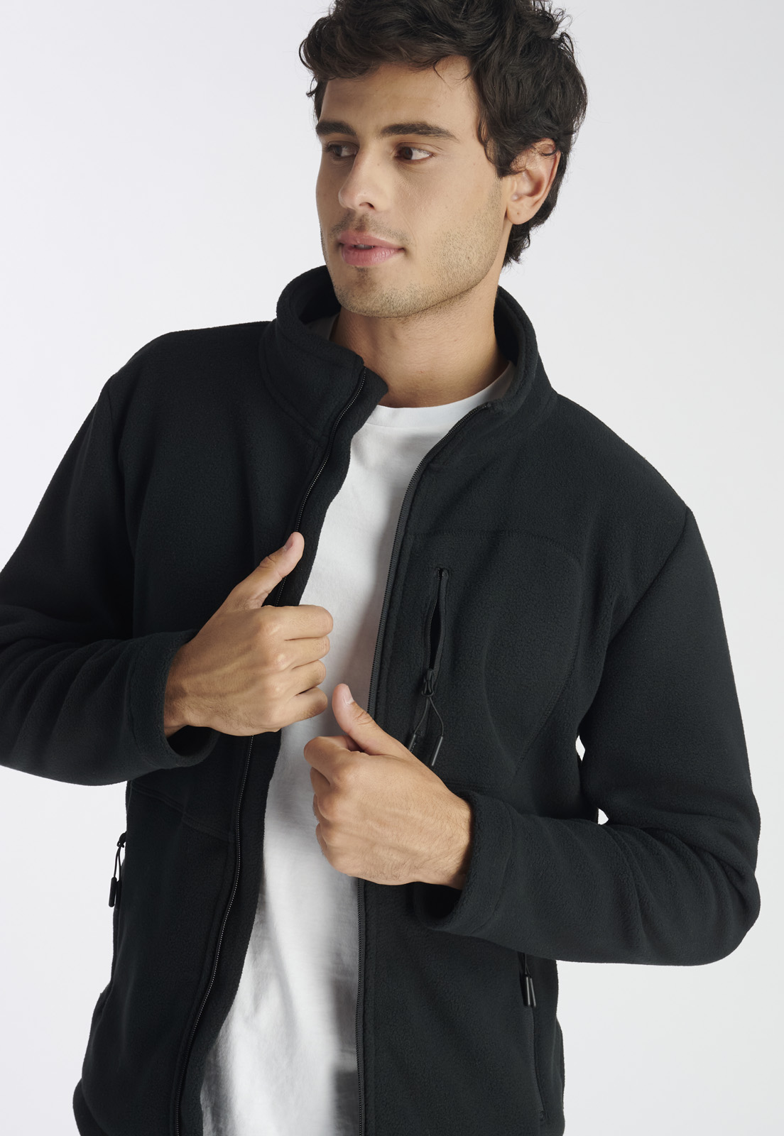 FLEECE HOMBRE NIMTU NEGRO ALTO DEL NARANJO CASUAL - 3