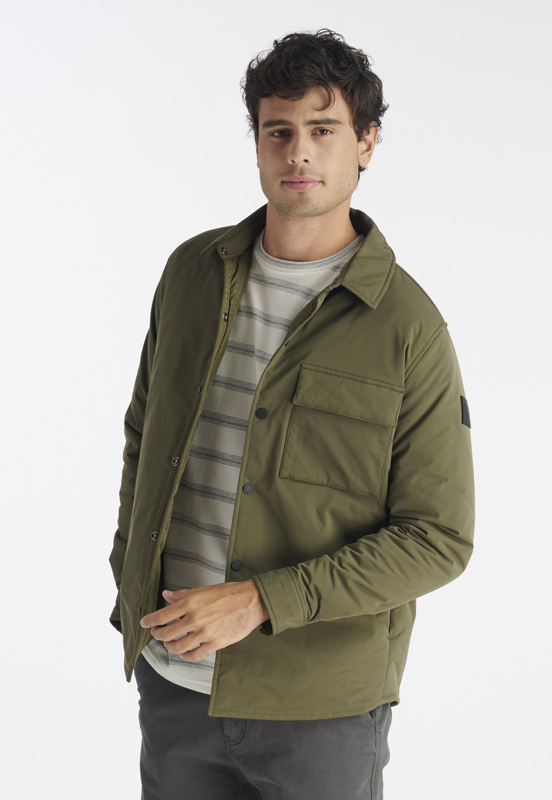 CHAQUETA HOMBRE NIMTU VERDE AUSTRAL NT MILITARY - 1