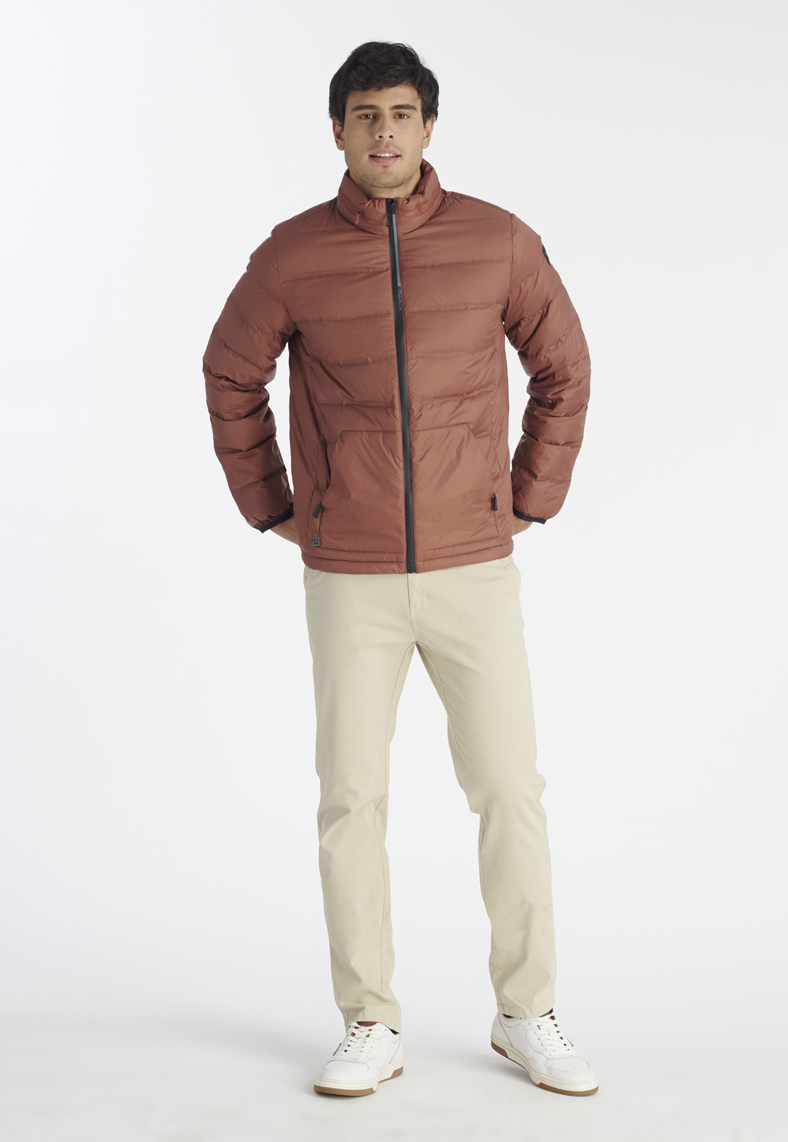 CHAQUETA HOMBRE NIMTU ROJO LONQUIMAY NT BRICK - 2
