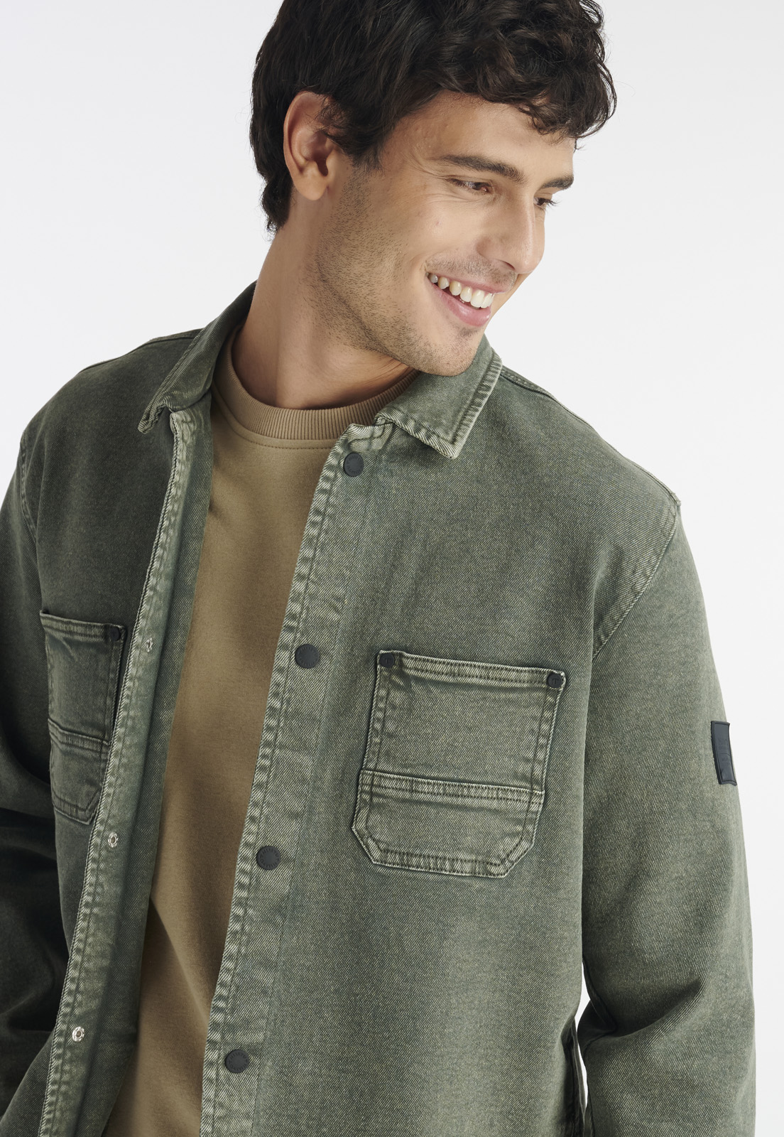 CHAQUETA HOMBRE NIMTU VERDE CEDRO CASUAL OLIVE - 3