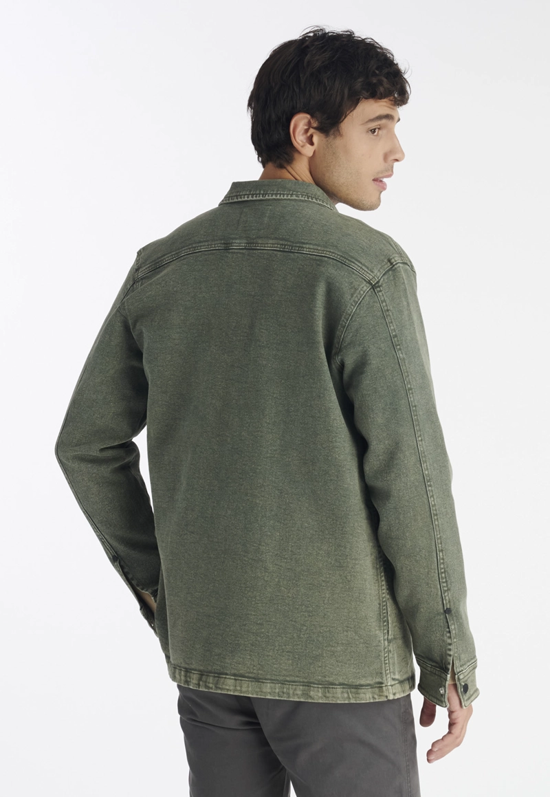 CHAQUETA HOMBRE NIMTU VERDE CEDRO CASUAL OLIVE - 4