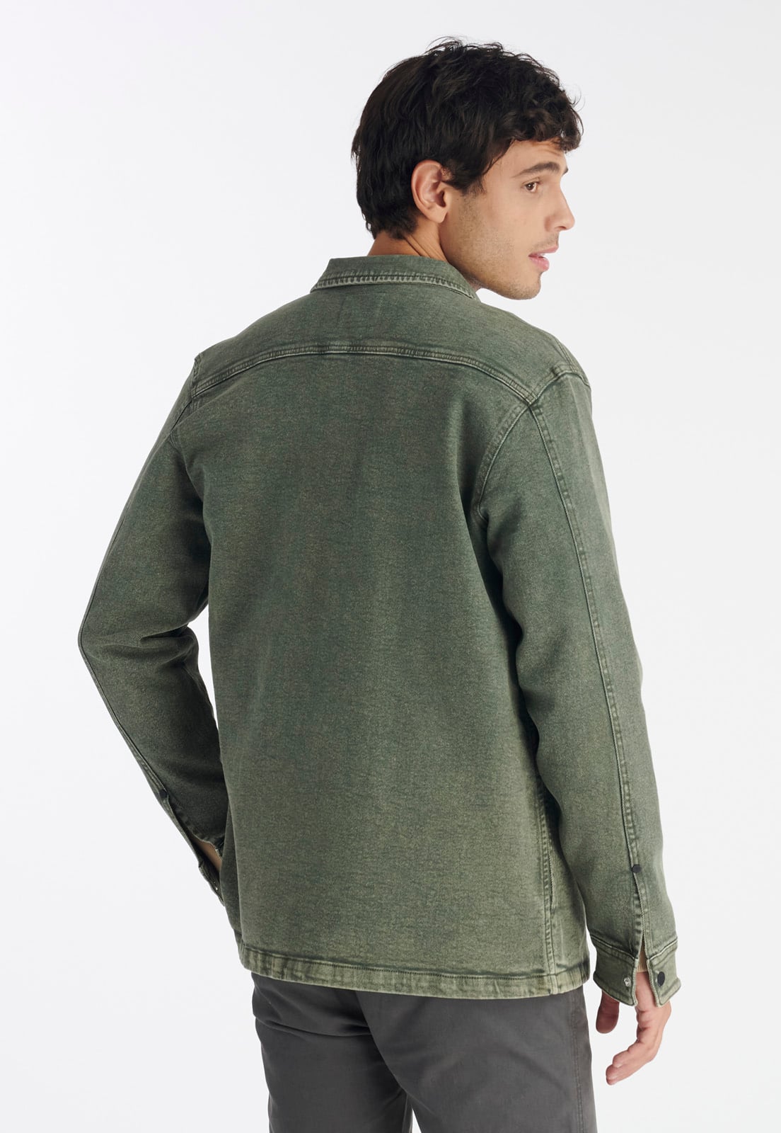 CHAQUETA HOMBRE NIMTU VERDE CEDRO CASUAL OLIVE - 4