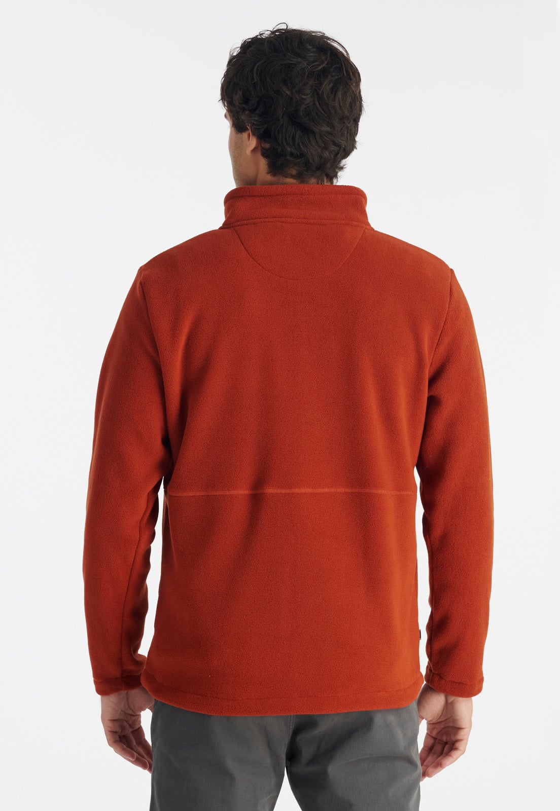 FLEECE HOMBRE NIMTU ROJO ALTO DEL NARANJO CASUAL BRICK - 4