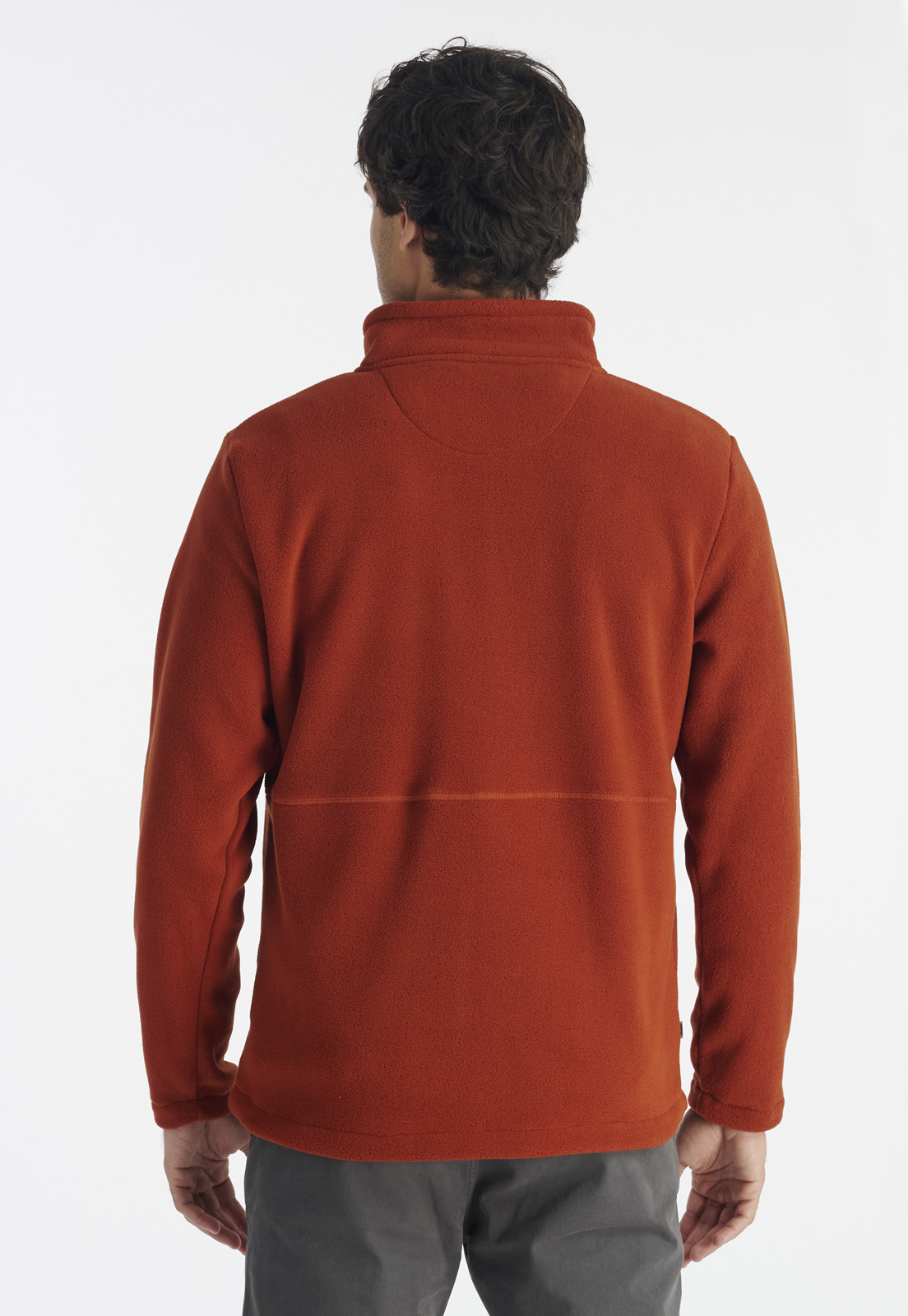 FLEECE HOMBRE NIMTU ROJO ALTO DEL NARANJO CASUAL BRICK - 4