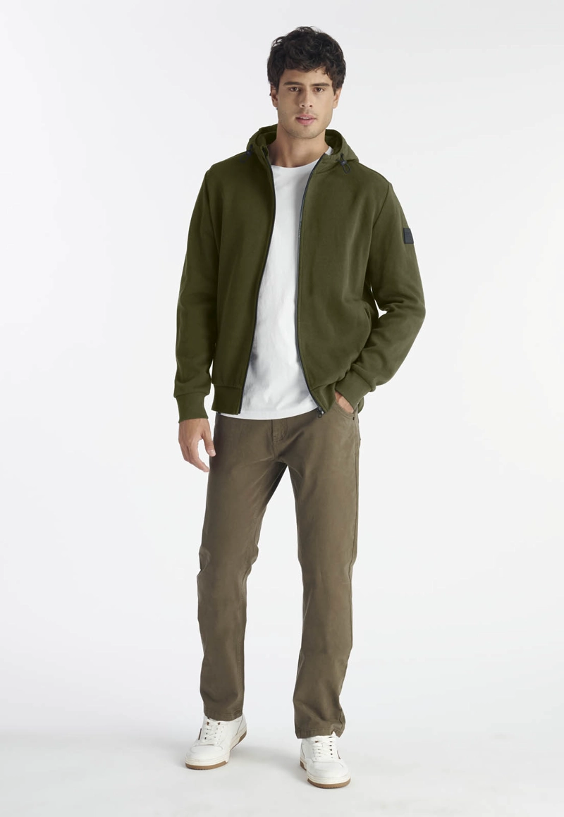 POLERON MONTT CASUAL OLIVE - 2