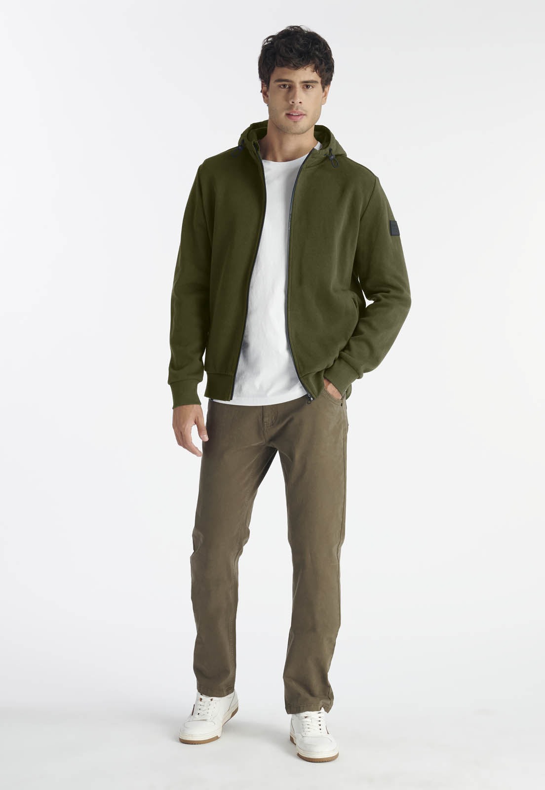 POLERON MONTT CASUAL OLIVE - 2