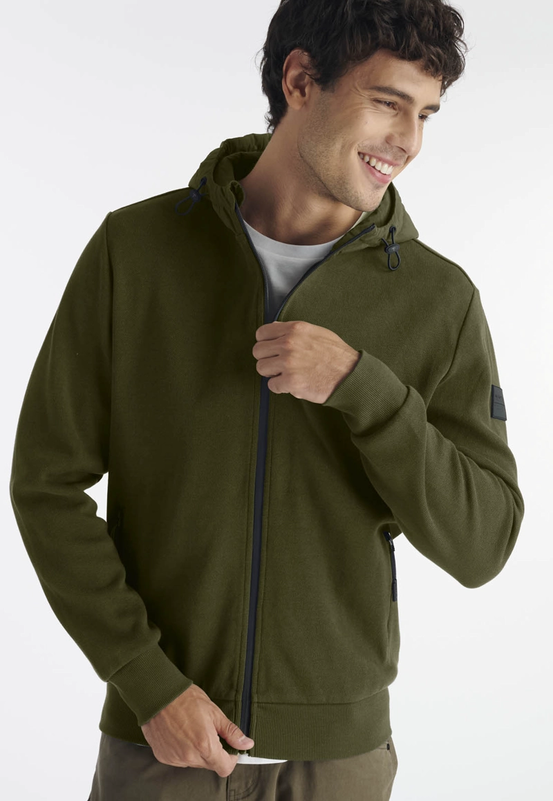 POLERON MONTT CASUAL OLIVE - 3