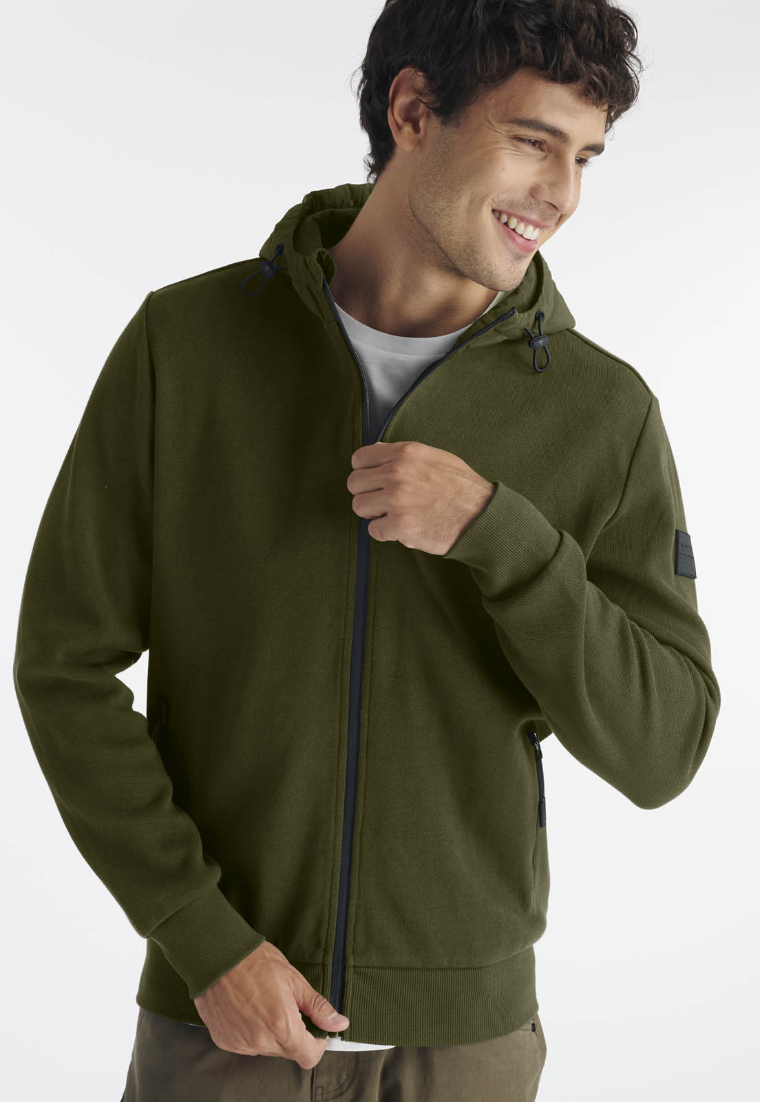 POLERON MONTT CASUAL OLIVE - 3