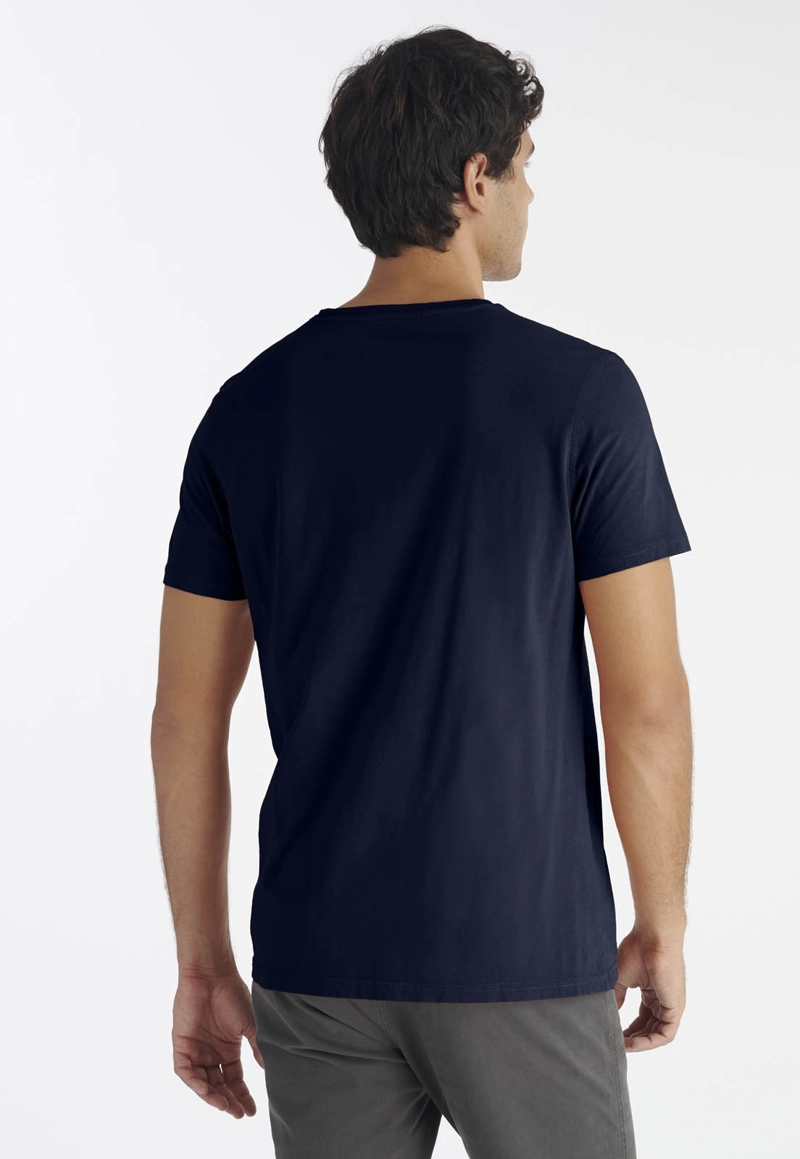 POLERA TRES CRUCES CASUAL NAVY - 4