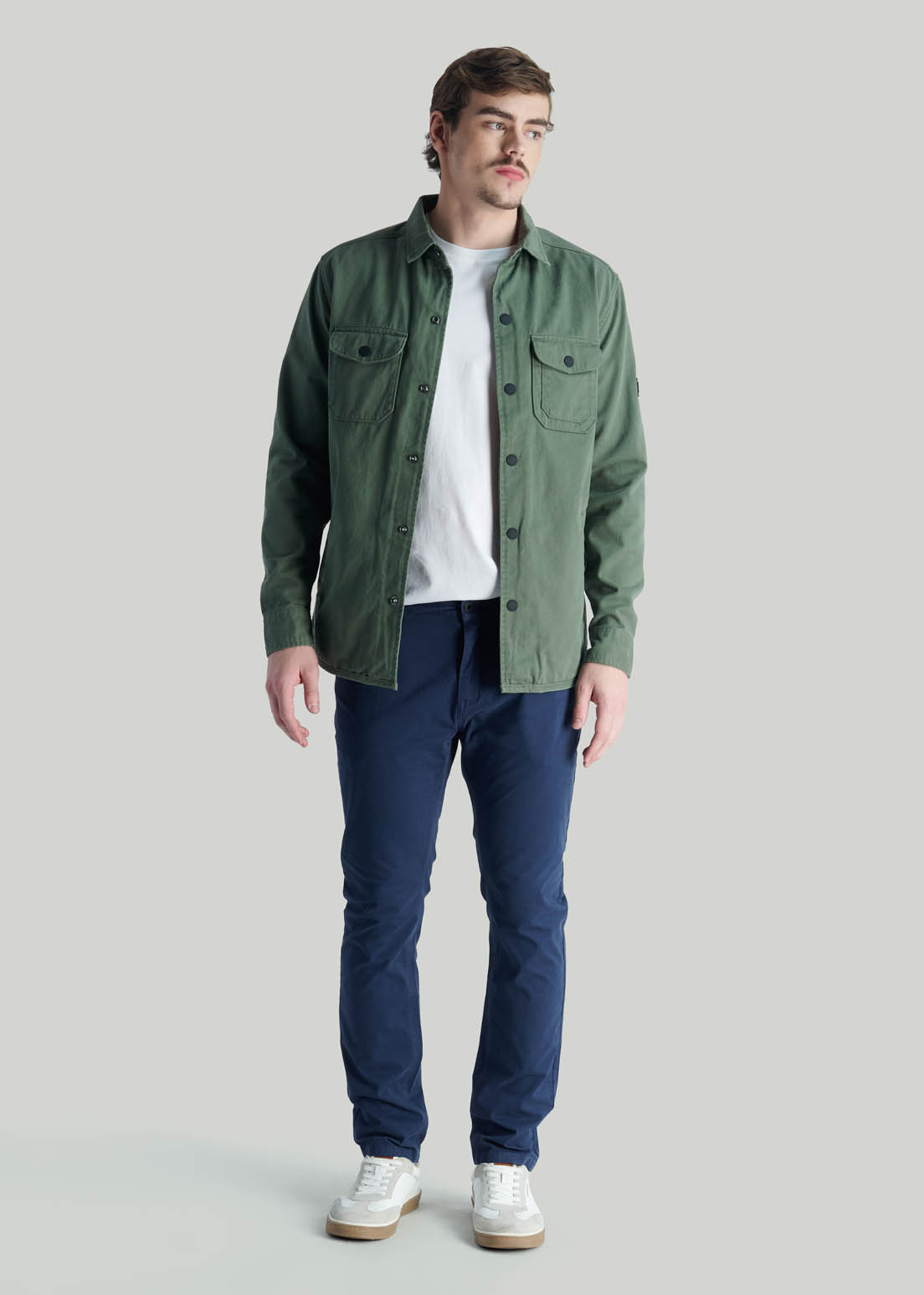 SOBRECAMISA ARRAYAN CASUAL OLIVE - 2