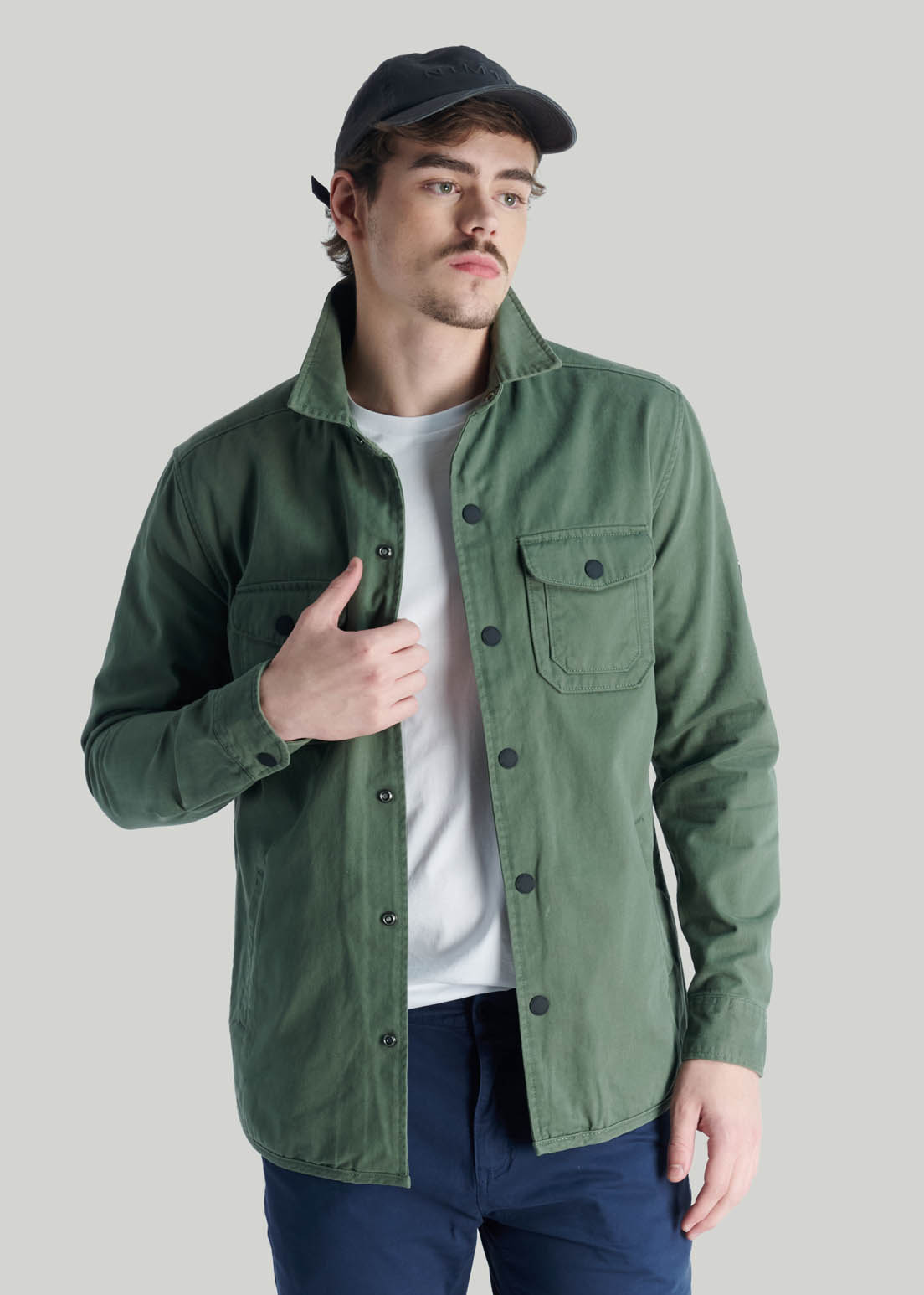 SOBRECAMISA ARRAYAN CASUAL OLIVE - 5