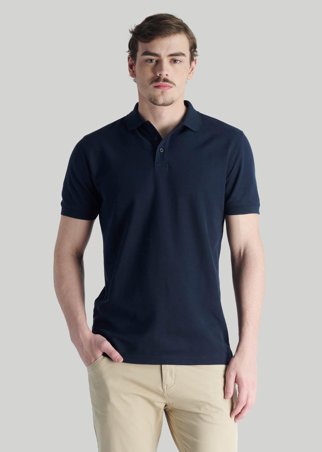 POLERA PEUMO CASUAL NAVY - 1