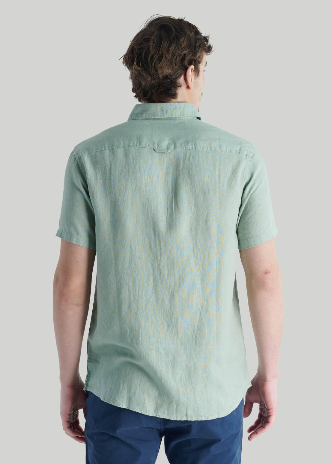 CAMISA TARO CASUAL TURQUOISE - 4