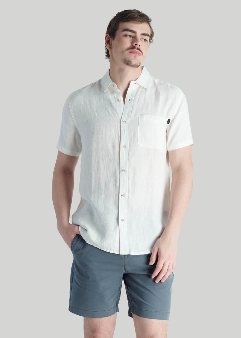 CAMISA TARO CASUAL WHITE - 1